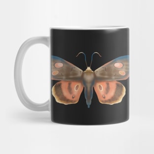 Pink and brown moth Mug